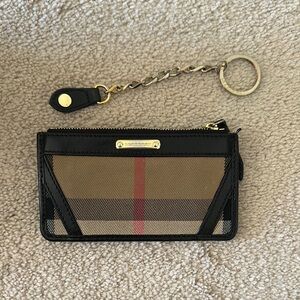 BURBERRY gently used key pouch